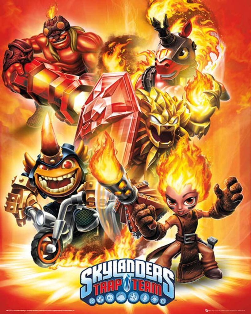 Skylanders - Mini-Poster - Trap Team Fire