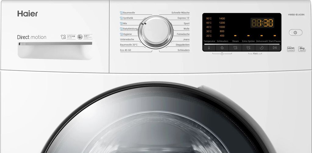 Haier HW80-BP1439N Waschmaschine Produktbild 