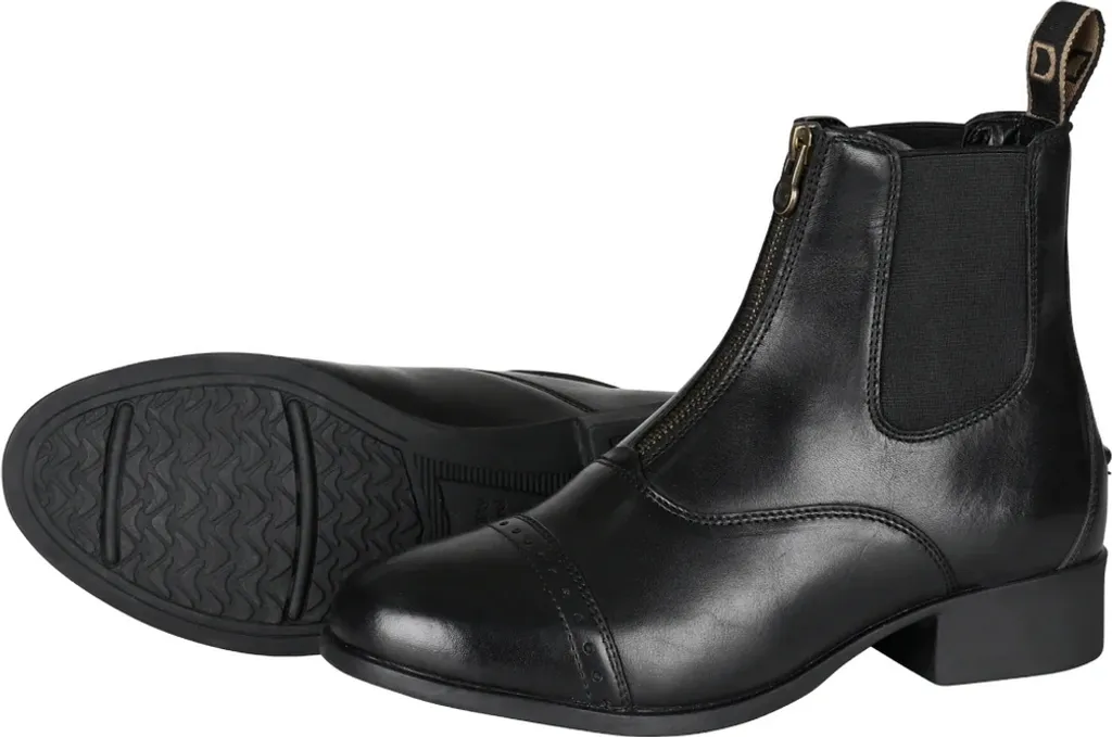 Bottes d'écurie Dublin Foundation II cuir noir pour cavaliers - Taille 38