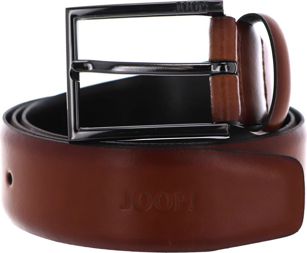 JOOP! Leder Gürtel Coll. Belt 3,5 CM Classic W105 Cognac braun