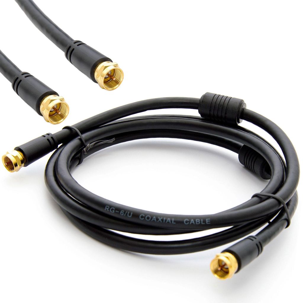 PremiumX 2m SAT TV Antennenkabel F-Anschlusskabel mit Produktbild 