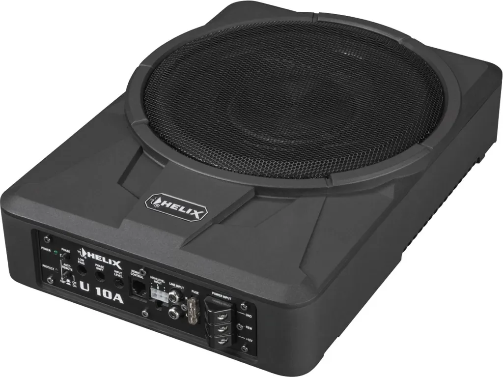 Subwoofer Helix U 10A - Caisson de basse actif 25cm ultra-plat sous siège
