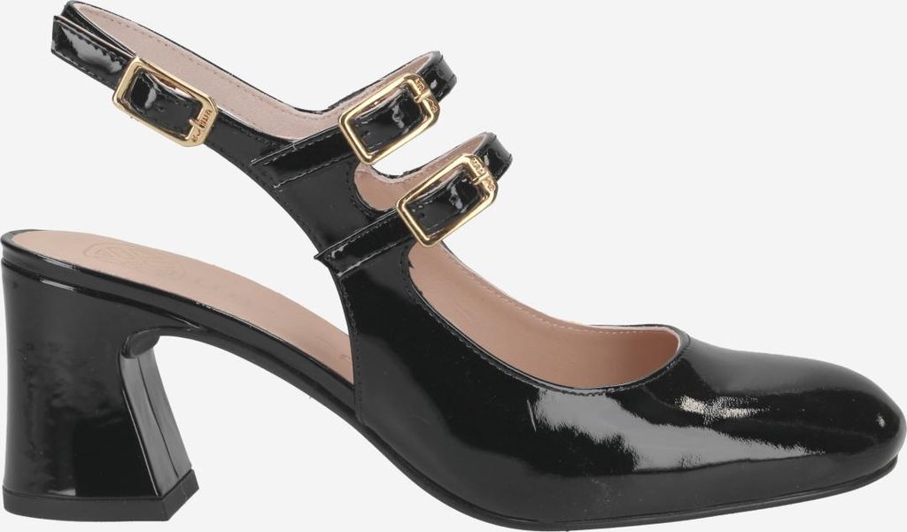 Unisa MILUCA_PA BLACK, Sandaletten in Schwarz für Damen, Größe 37