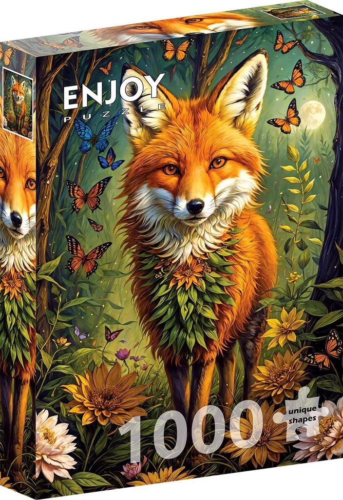 Puzzle 1000 dílů Enjoy – Okouzlená liška Obrázek produktu 