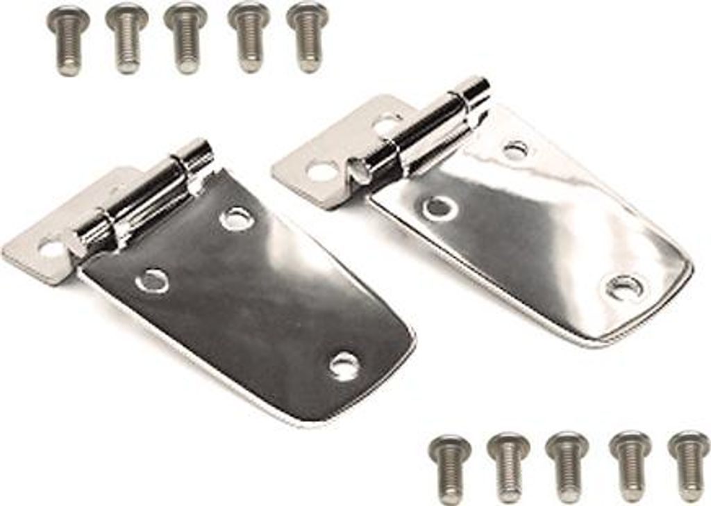 Haubenscharnier Set Motorhaubenscharnier Edelstahl Jeep Wrangler TJ 97-06