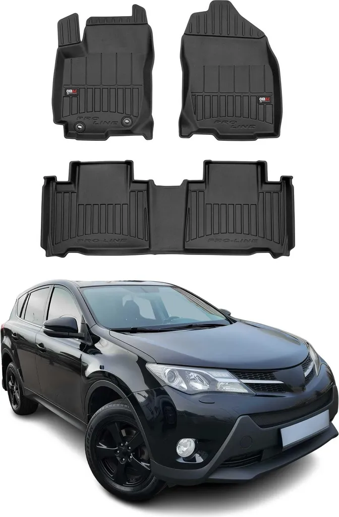 Tappetini Auto in TPE per Toyota RAV4 2015-2018 | Qualità Robusta