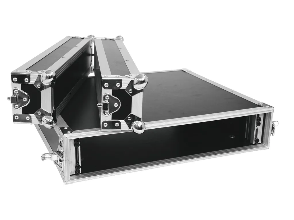 Flight case 19 pouces 2U ROADINGER PR-1 rack de transport ampli pro