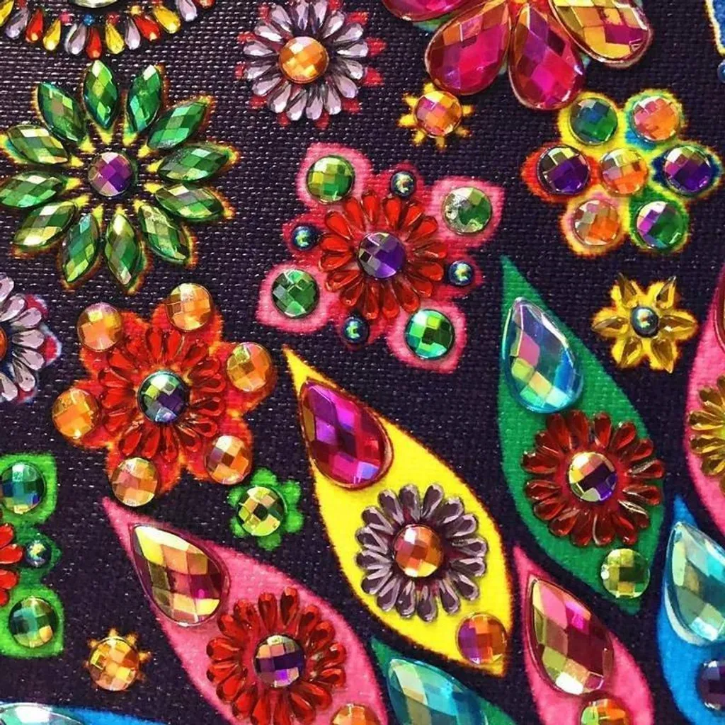 Broderie de diamants Papillon de conte de fées - Kit relaxation 47x47 - 4