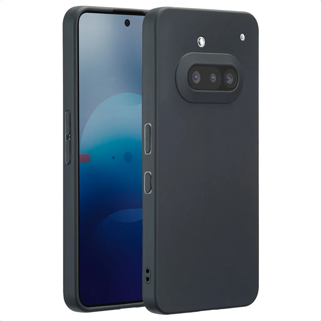 Cover imoshion in TPU Nero per Nothing Phone (3a) - Case Anti-Urto Slim