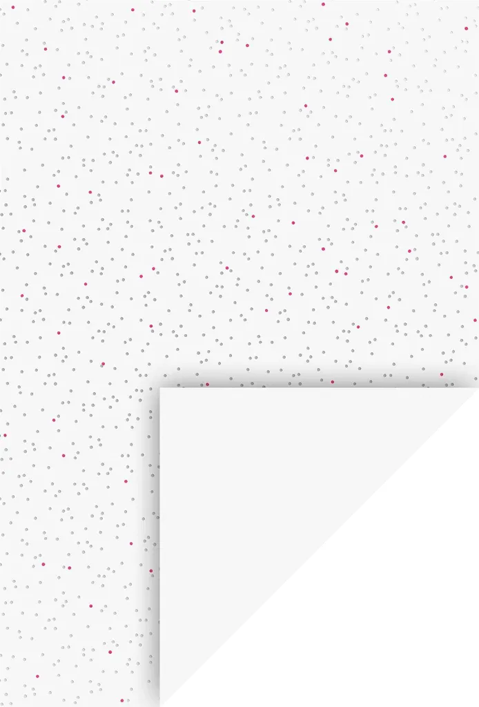 Carton pour faire-part et invitations A4 HEYDA pois argent et néon