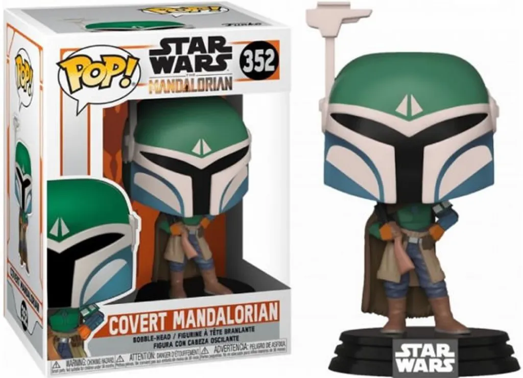 Funko Pop 352 Covert Mandalorian Star Wars - Détails Armure Vinyle