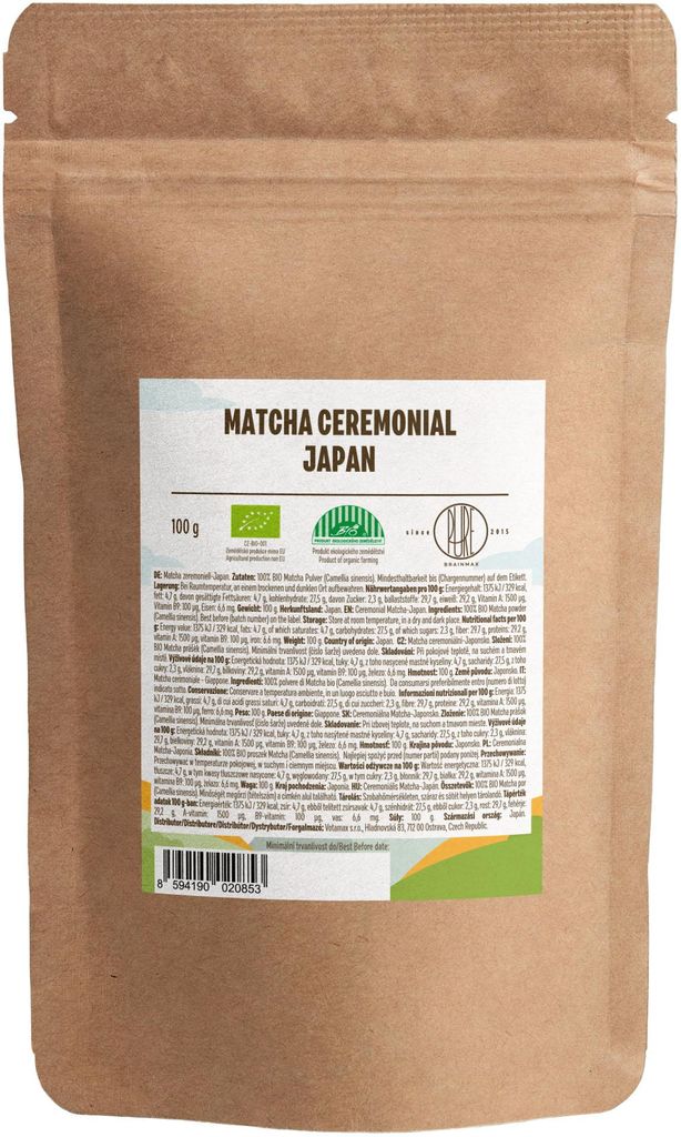 BrainMax Pure® Matcha Ceremonial Japan100g Zdjęcie produktu 