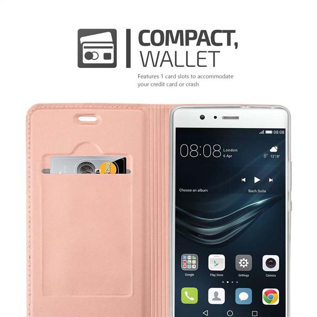 Cadorabo Custodia Compatibile Con Huawei P9 Lite In Rosso