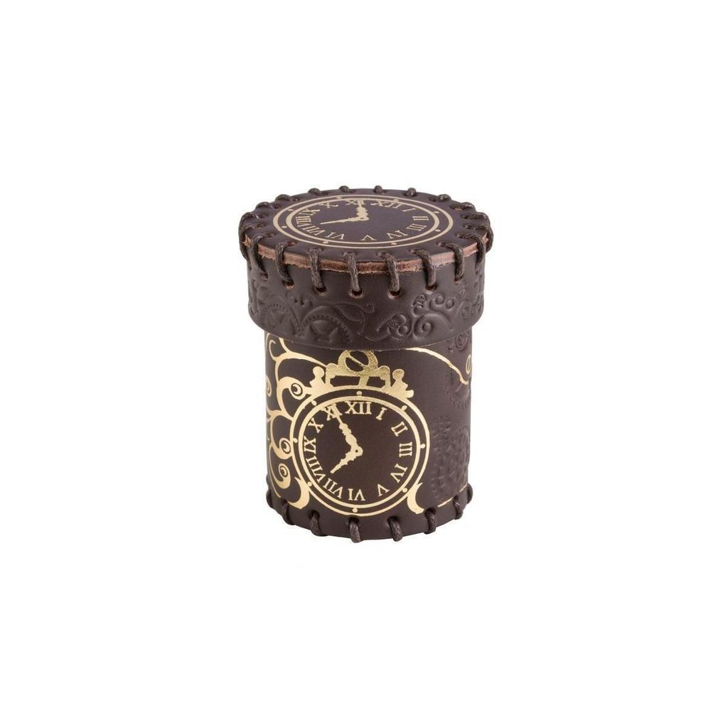 Steampunk Brown & golden Leather Dice Cup Produktbild 