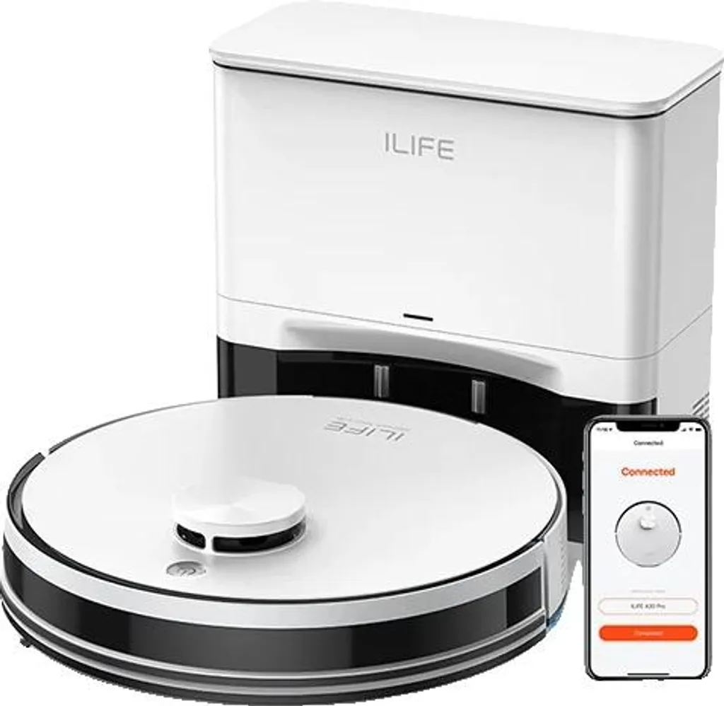Aspirateur robot intelligent auto-vidange avec capteurs haute précision