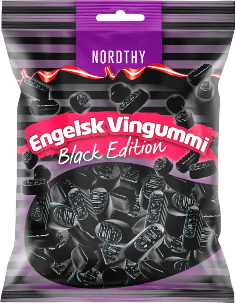 Nordthy Englisch Weingummi BLACK Edition 300g