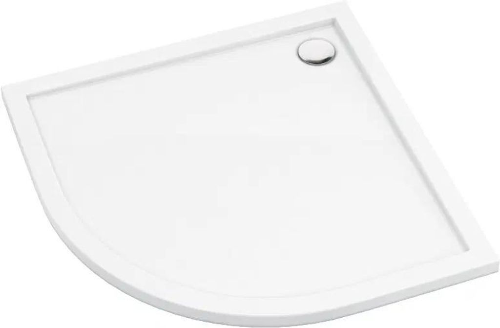 Acryl-Duschtasse, halbrund, 90 cm - weiβ