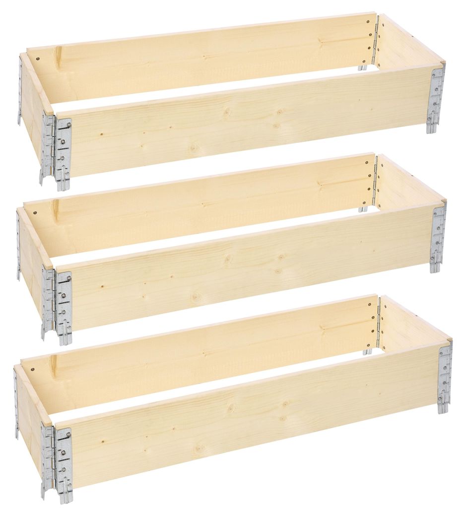 Garronda 3 pièces rehausse en bois pour palette caisse de Image du produit 