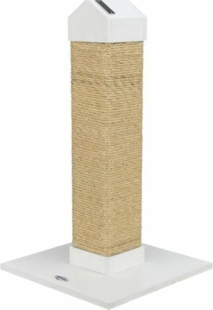 Grattoir pour chats Trixie Blanc durable avec herbe à chat stimulante