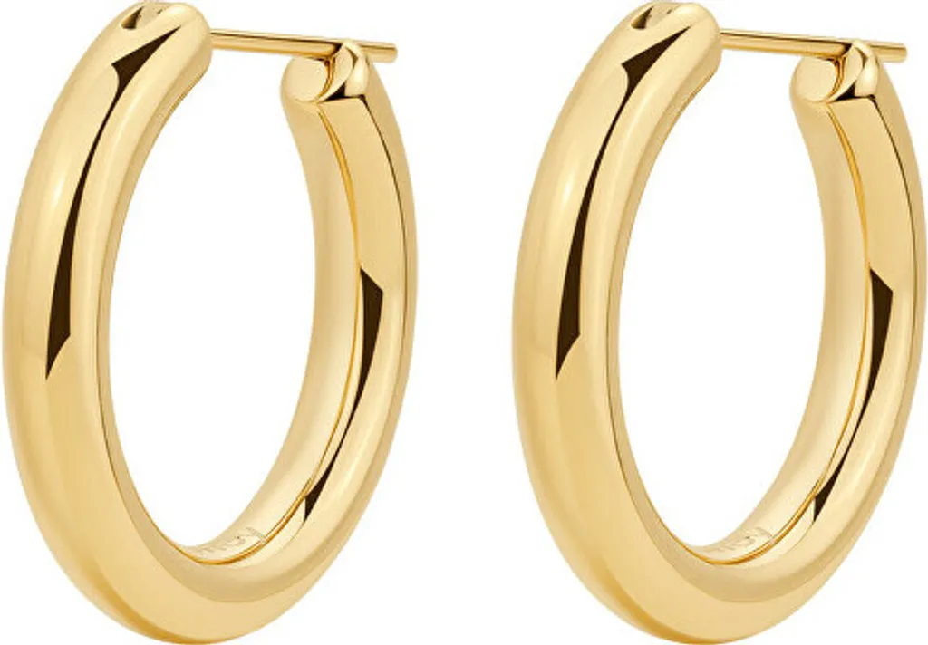 Orecchini Cerchio Oro Aura BAU25 - Accessorio Glamour per Donna