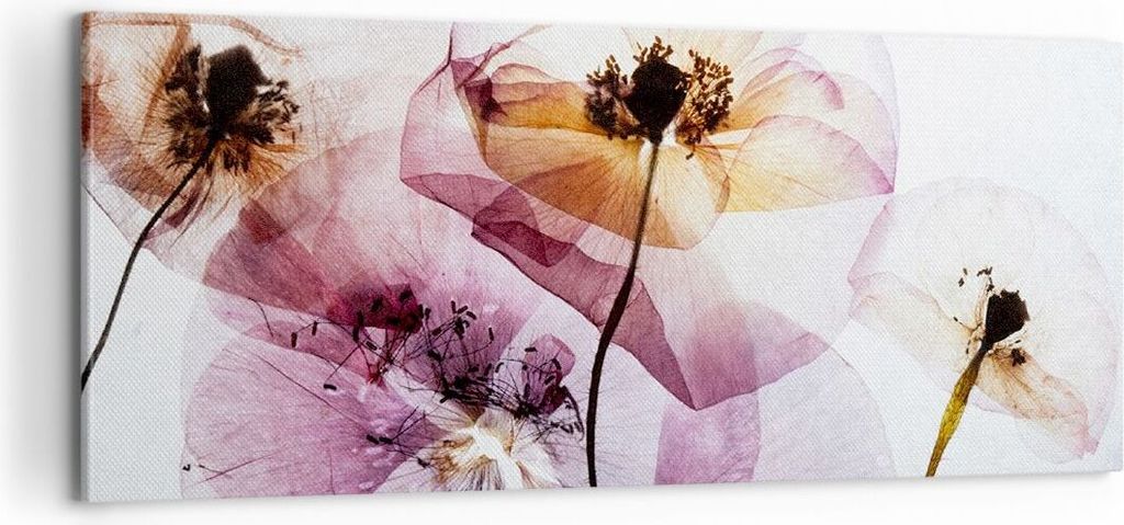 Bild auf Leinwand - Leinwandbild - blume sommer natur - 100x40cm - Wand Bild - Wanddeko - Leinwanddruck - Bilder - Kunstdruck - Wanddekoration - Le...