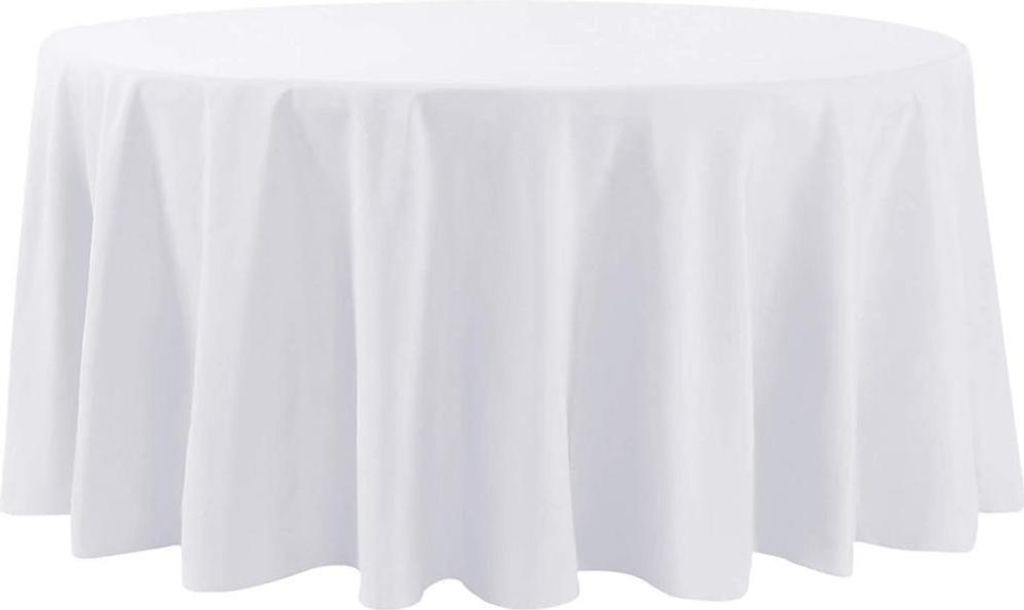 Tischdecken für runde Banketttische Ø 152 cm | Bodenlang 300 cm