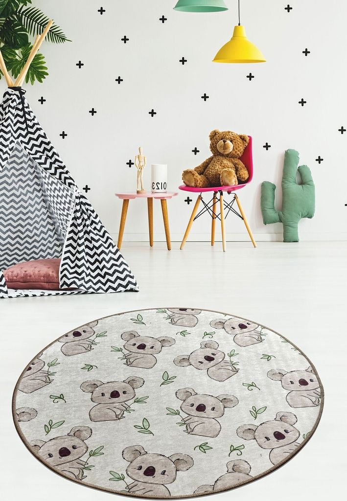 Conceptum Hypnose, Koala- Koala CHL, Bunt, Kurzflorteppiche, 50% Samtgewebe / 50% Polyester
