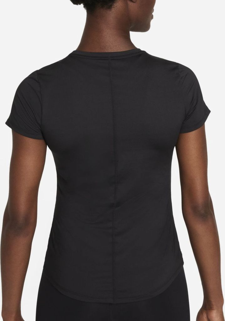 Nike W Nk One Df Ss Slim Top Black/White L Produktbild 12