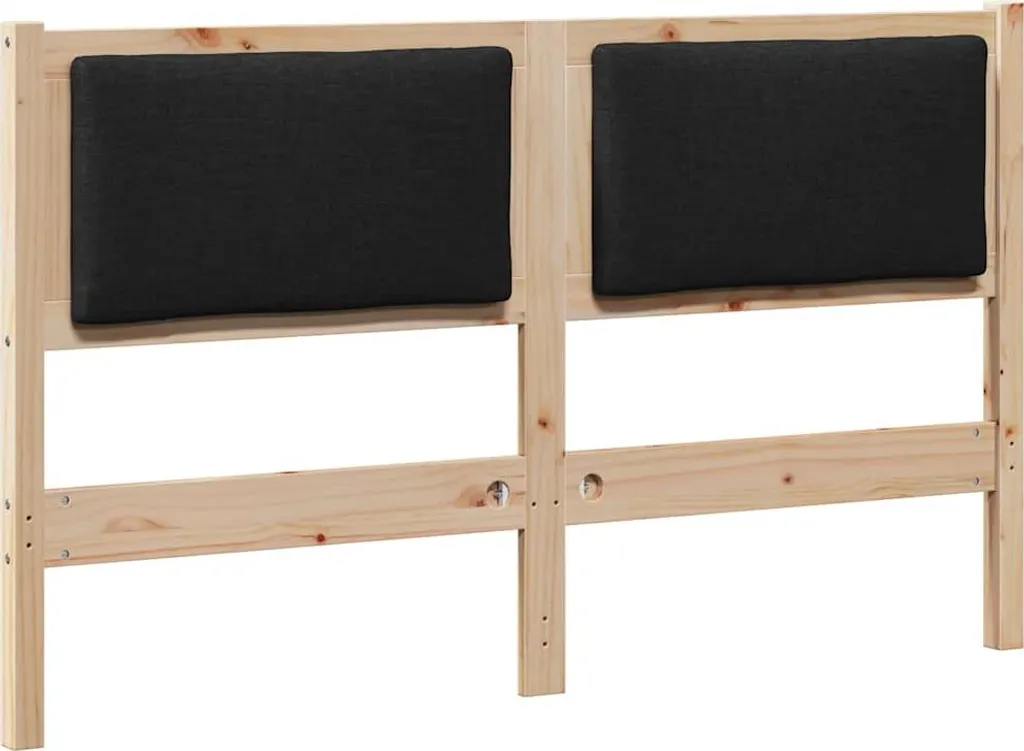 Testiera Letto 160 cm Marrone Legno Massello - Robusta e Pratica