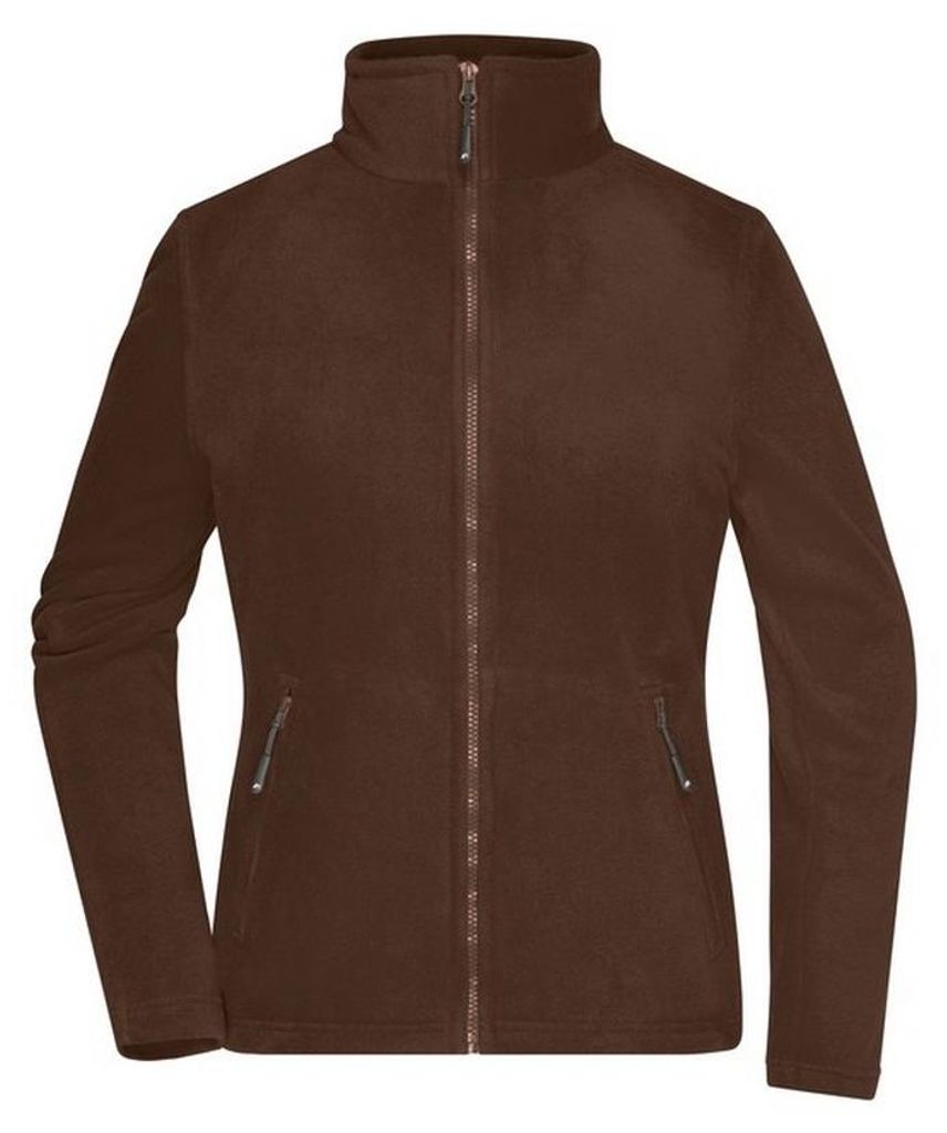 James and Nicholson - Fleecejacke für Damen LT2498 (XXL) (Braun)