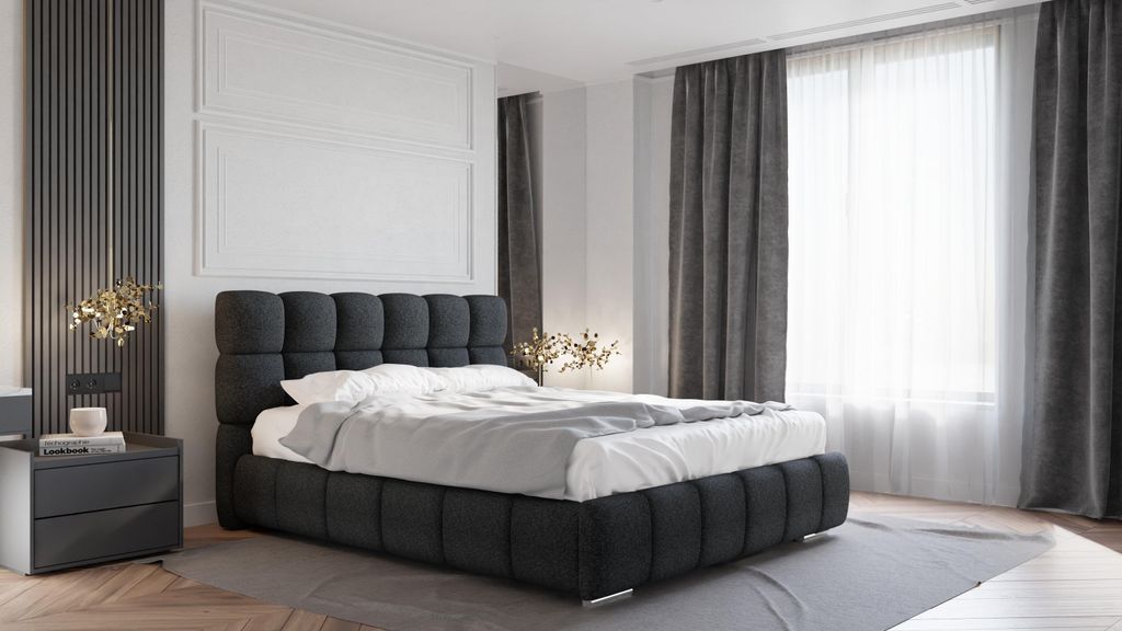 BLISS Polsterbett mit Bettkasten, mit Matratze CIRA (Multi, 7-Zonen, Kokos)