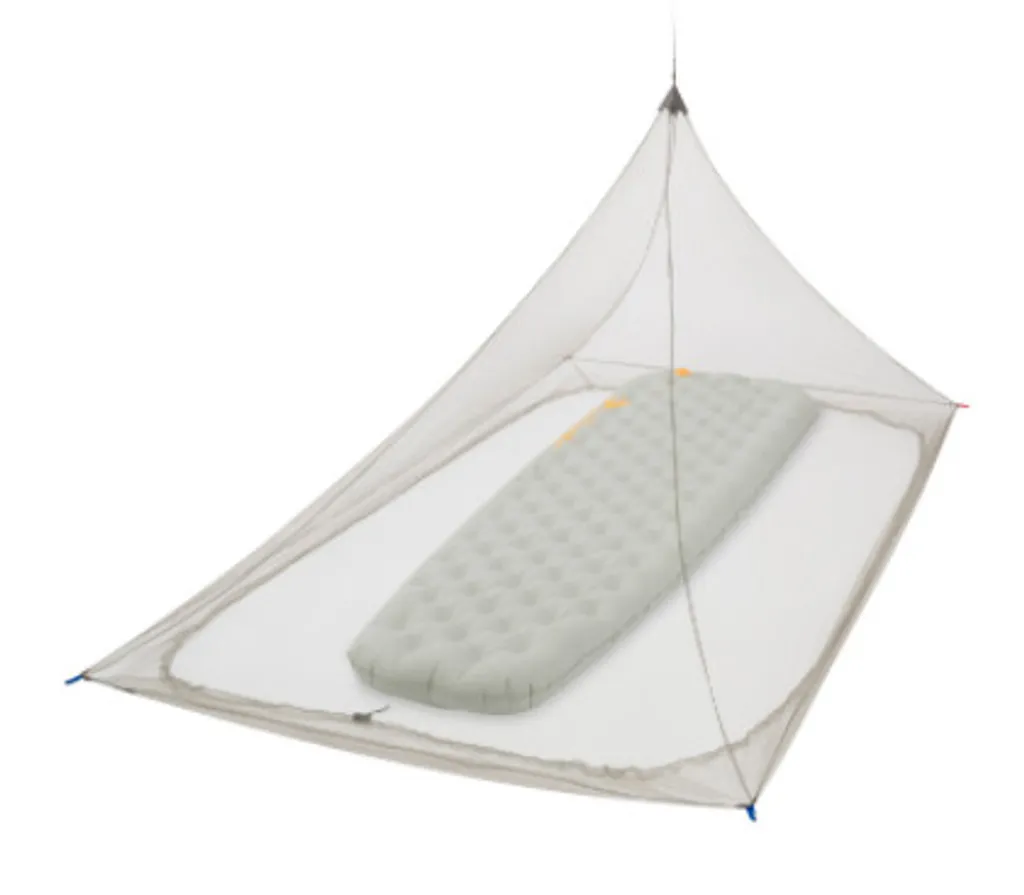 Moustiquaire de voyage 1 personne imprégnée style pyramide ultra compacte