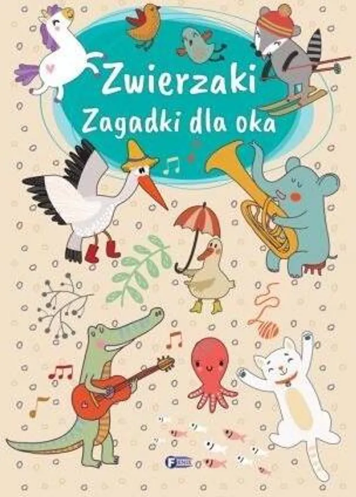 Livre de voyage Zwierzaki Zagadki Dla Oka pour occuper un enfant