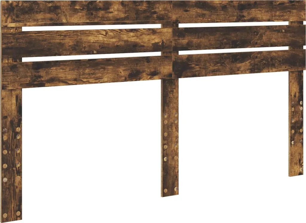 Testata Letto Rovere Affumicato 200x80 - Pannello Legno Facile Montaggio