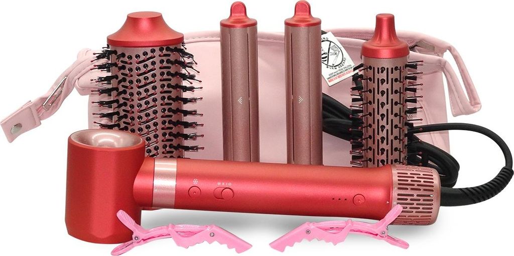 HITTIONA 5 in 1 Airstyler & Rundbürstenföhn，110.000 U/min Produktbild 