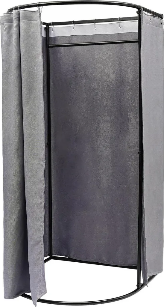 Cabine d'essayage stable pour éviter les regards indiscrets - Gris Pro