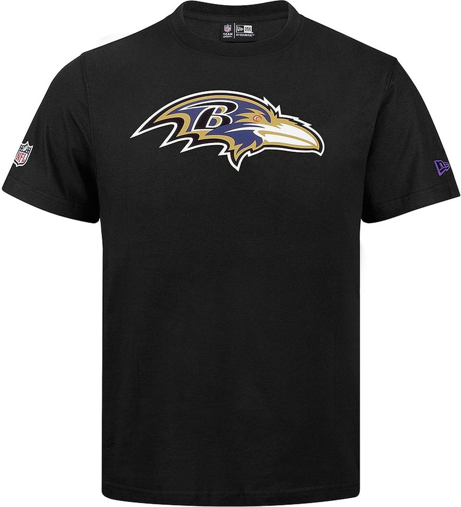 New Era Herren T-Shirt NFL Baltimore Ravens Logo schwarz L