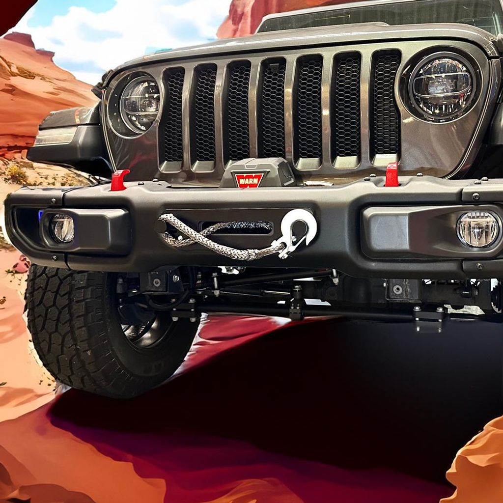 Aufnahme für Windenhaken für Synthetik Seil Halter Jeep Wrangler JL JT Rubicon X