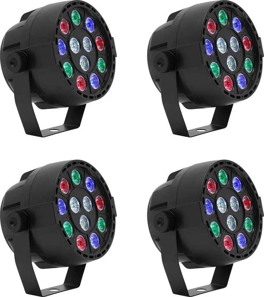 Éclairage Lumière Par Polyvalent pour Mariage et Spectacle Noir LED