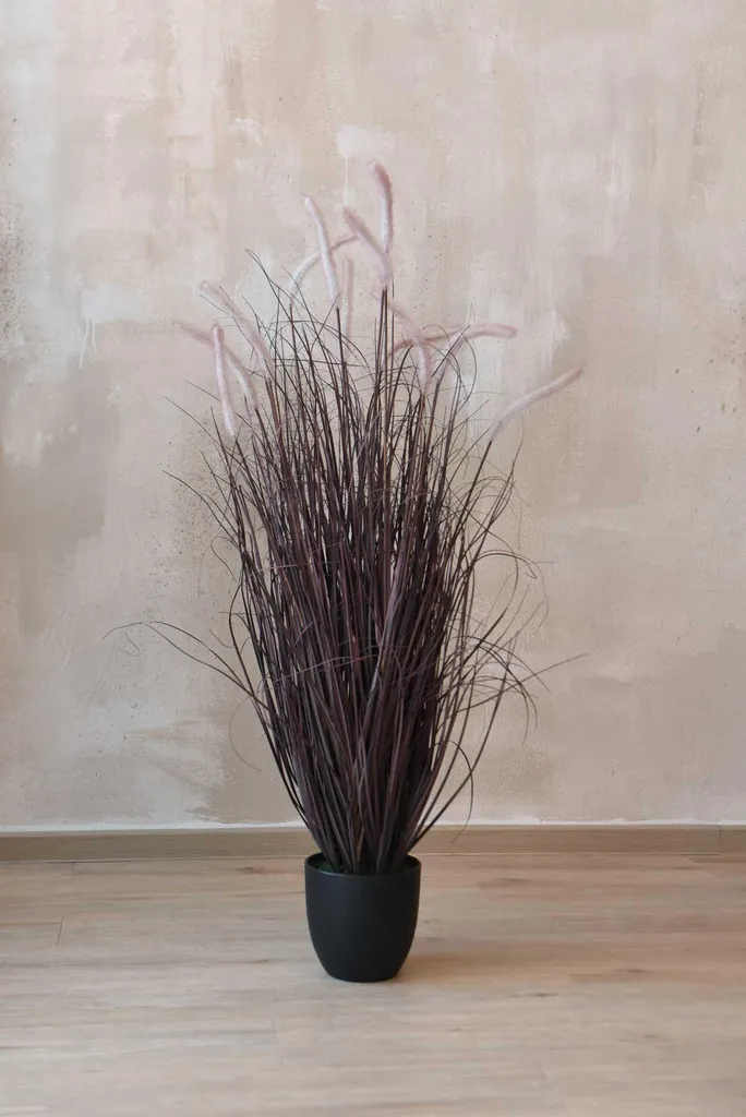 VIVANNO RUBA Organica Rossa 117cm | Pianta Artificiale Hi-Tech Design - 2
