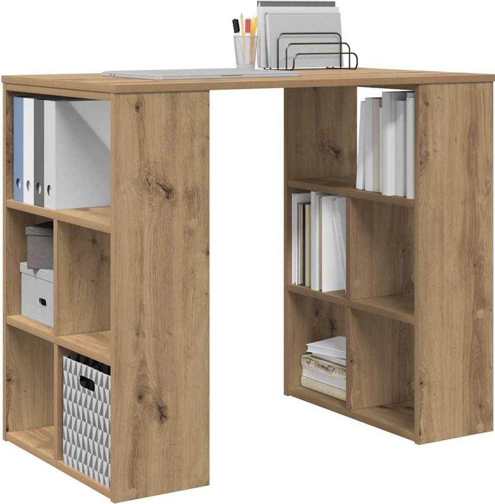 "im Sonderangebot"Schreibtisch/Büro-Möbel - CLORIS - Computertisch moderner - Artisan-Eiche 90 x 50 x 75 cm Holzwerkstoff - DEMöbel3923087