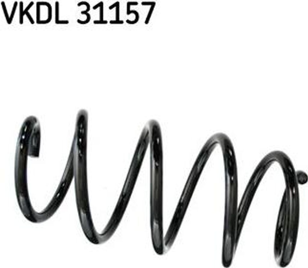 SKF VKDL 31157 Fahrwerksfeder OE 1K0411105CT kompatibel mit Leon, Toledo