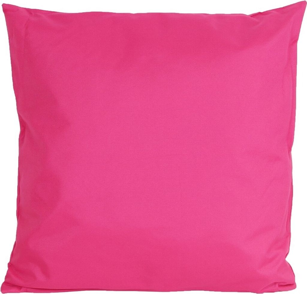 Outdoor-Kissen 45x45 cm dunkelrosa vakuumverpackt Produktbild 