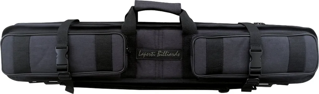 Sac queues de billard Laperti 4B-8S noir idéal pour les tournois
