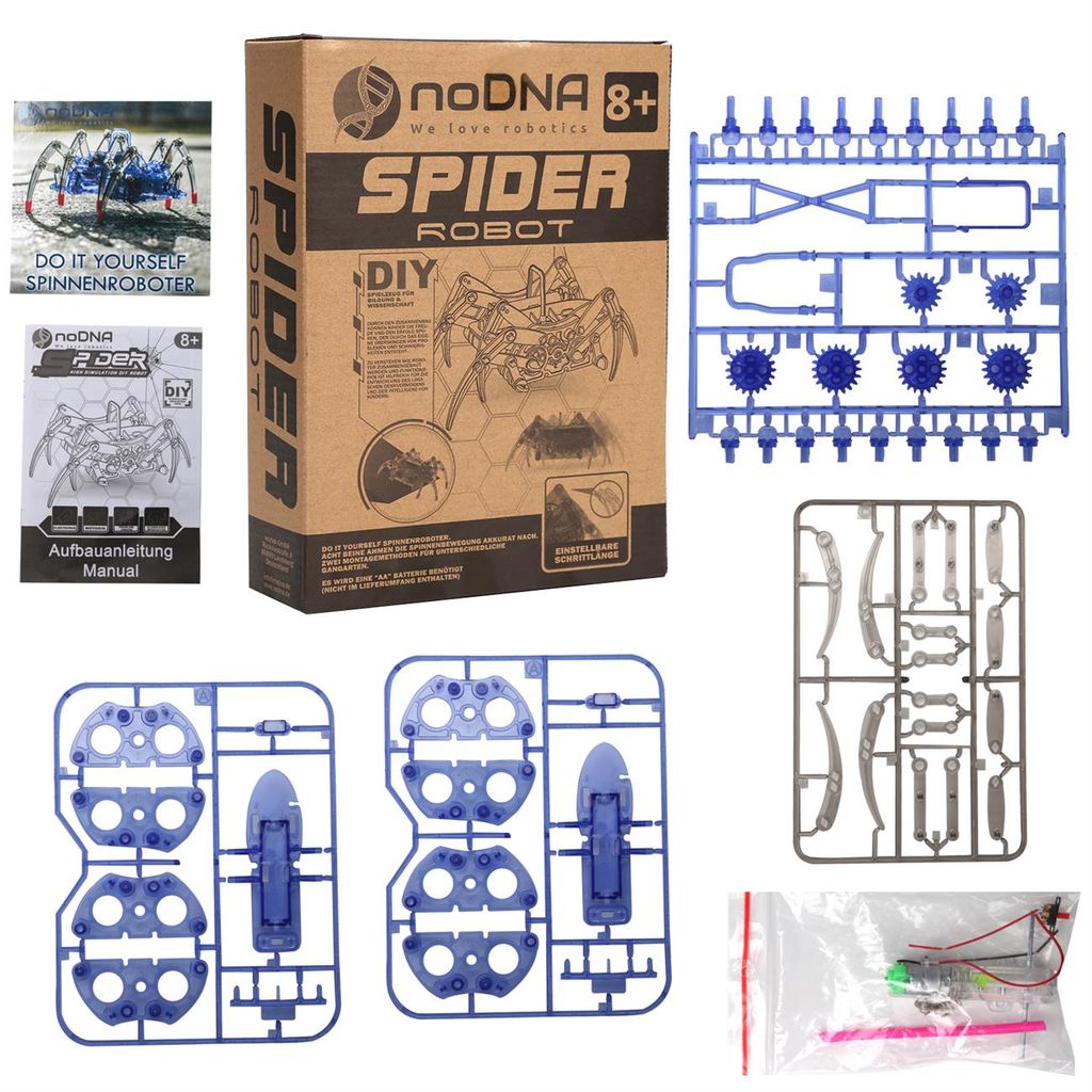 Spider Robot Selbst Bauen Spielzeug Spinnenroboter DIY Robotik Bausatz Spinne 