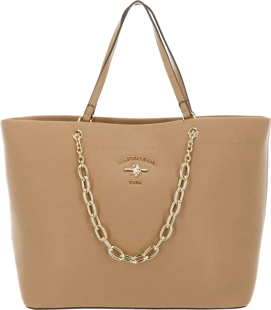 U.S. POLO ASSN. borsa shopper Stanford Shopping Bag Biscuit marrone chiaro