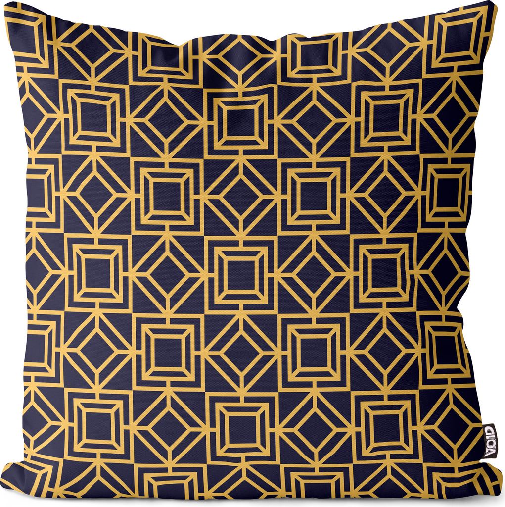 VOID Art Deco Wellen Meer Muster Kissenbezug Kissenhülle Sofakissen Kissen Deko Outdoor-Kissen Dekokissen