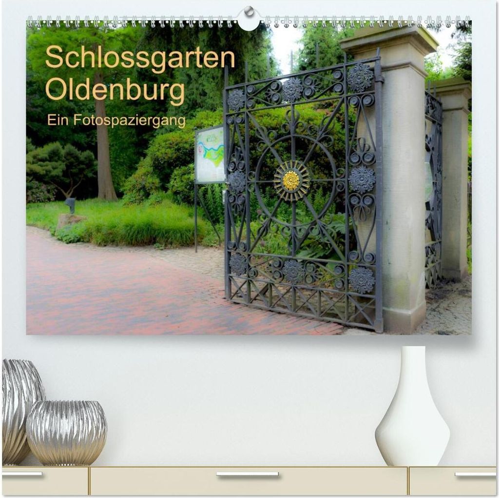 Schlossgarten Oldenburg. Ein Fotospaziergang (hochwertiger Premium Wandkalender 2026 DIN A2 quer), Kunstdruck in Hochglanz