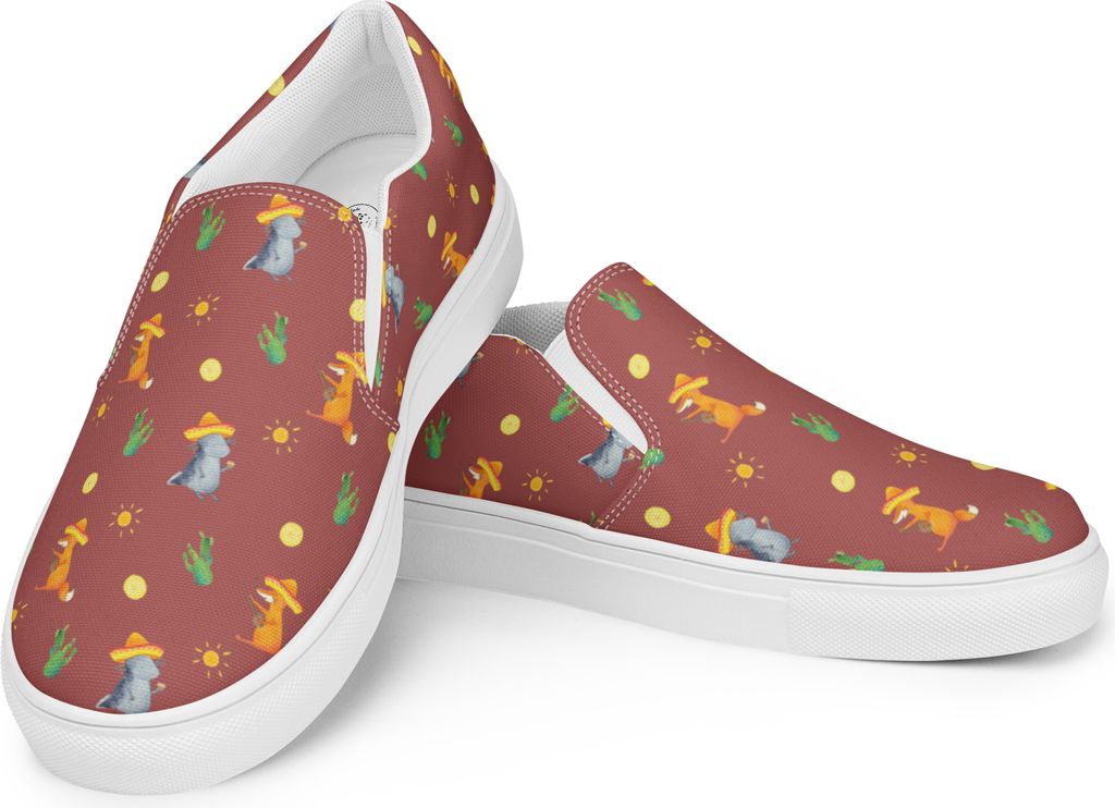 Mr. & Mrs. Panda Loafer Damen Axolotl Tequila Größe 42 - Rot - Geschenk, Zitrone, Urlaub, Mexiko, Slipper, Spruch, Mexico, Damenschuhe, Party, tr...