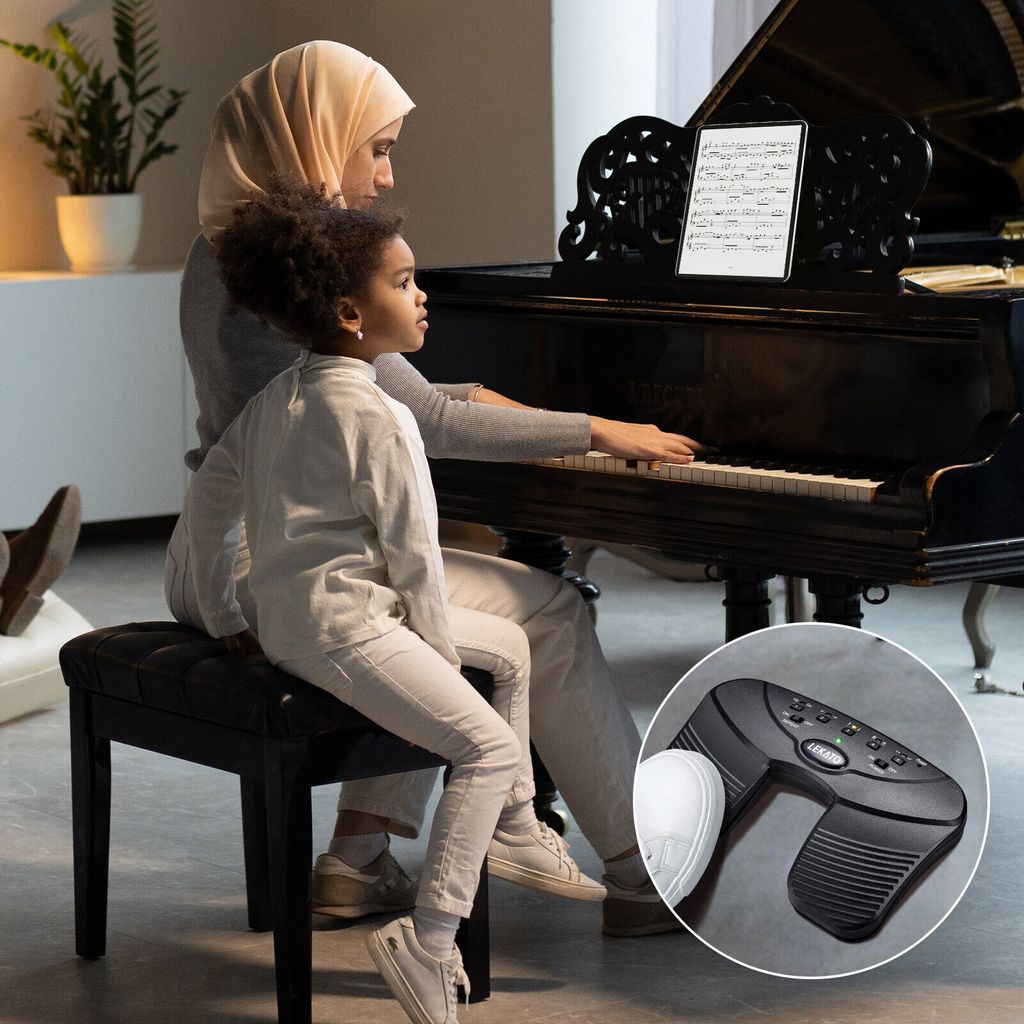 LEKATO Bluetooth-Seitenblatt Silent Turner Pedal Produktbild 5